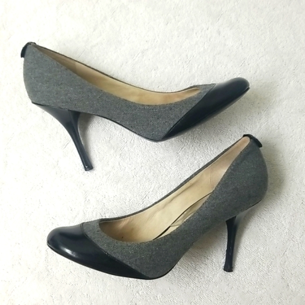 MICHAEL KORS cap toe pumps